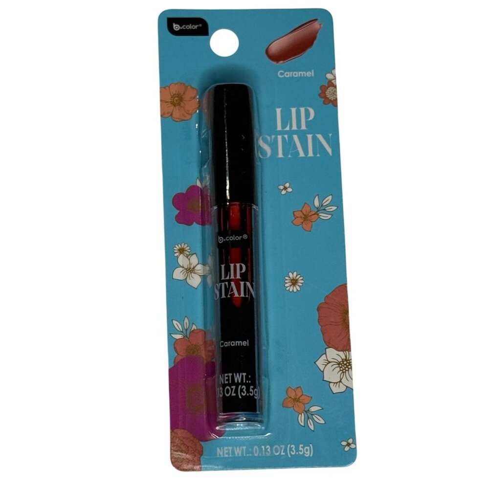 B Color Lip Stain Caramel Long Wear Liquid Tint New Sealed